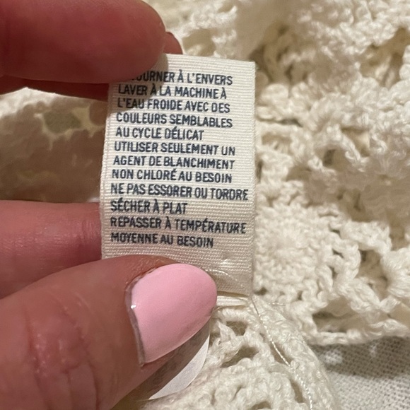 American Eagle 90s Y2K Crochet Vest Size XS | Boho Knit Sweater Vest - Picture 6 of 7